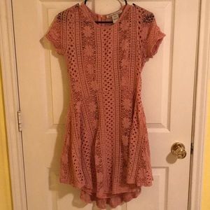 Mauve High low dress